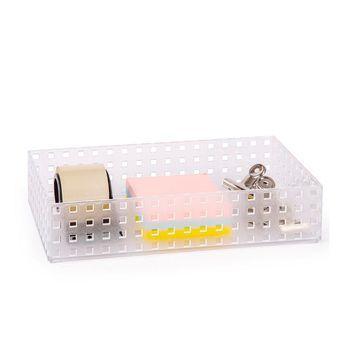 Pack de Cajas de Ordenación PLASTIC FORTE (34.5 x 26 x 6.5 cm - Plástico -  Multicolor)