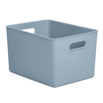 Tatay Baobab - Caja Organizadora Rectangular 22l Plástico Pp05. Azul Mist