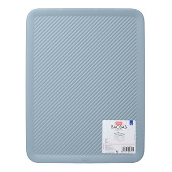 Tatay Baobab - Tapa Caja Organizadora Rectangular 15/22l Plástico Pp05. Azul Mist