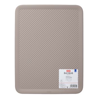 Tatay Baobab - Tapa Caja Organizadora Rectangular 5l Plástico Pp05. Taupe