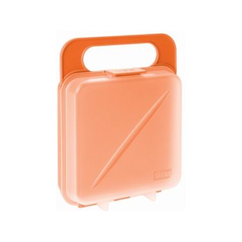 Tatay -  Porta Sándwich Infantil Reutilizable Y Ecológico. Naranja