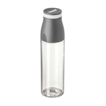 Tatay Urban Drink - Botella De Agua De 0.65l En Tritán Con Tapón Vaso, Gris Antracita