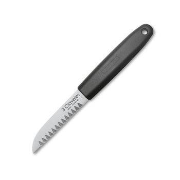 3 Claveles - Cuchillo Decorador Profesional De 19.5 Cm En Acero Inoxidable