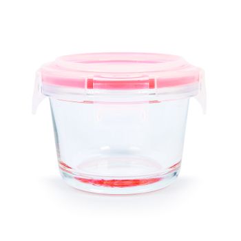 Ibili - Recipiente Redondo De 0.8l En Vidrio Borosilicato. Apto Horno