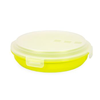 Ibili - Recipiente Porta Tortillas De 22 Cm En Plástico Pp05. Verde