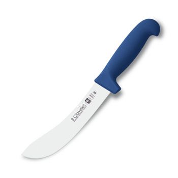 3 Claveles Proflex - Cuchillo Profesional Desollador 16 Cm Microban. Azul