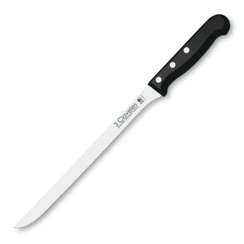 3 Claveles Pom - Cuchillo Jamonero Profesional 24 Cm Acero Inoxidable