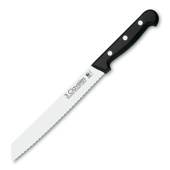 3 Claveles Pom - Cuchillo Panadero Profesional 20 Cm Acero Inoxidable