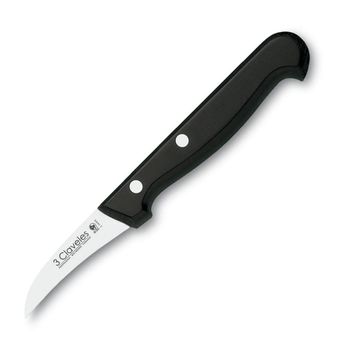 3 Claveles Pom - Cuchillo Mondador Curvo Profesional 6 Cm Acero Inoxidable