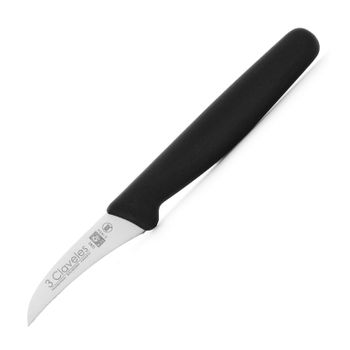 3claveles Light - Cuchillo Mondador 6 Cm Acero Inoxidable Mango Polipropileno