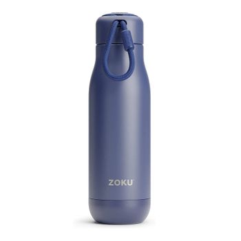 Zoku Pc - Botella Térmica De 0.5l En Acero Inoxidable De Doble Pared. Navy