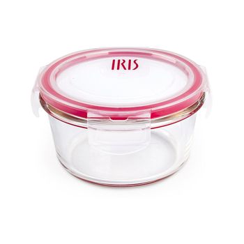 Iris - Recipiente Redondo Hermético 0.41l En Vidrio Borosilicato