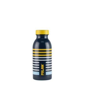 Milan Swims  - Botella Térmica Reutilizable 0.35l En Acero Inoxidable. Negro