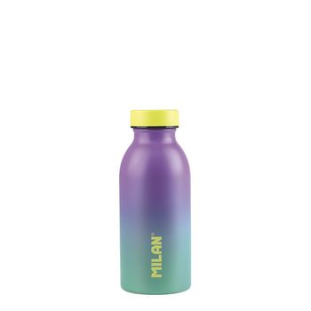 Milan Sunset - Botella Térmica Reutilizable 0.35l En Acero Inoxidable. Morado