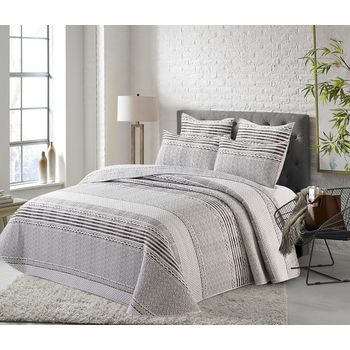 Colcha Bouti Estampada + Fundas Cojines Lena Cama De 90cm 180x260cm con  Ofertas en Carrefour