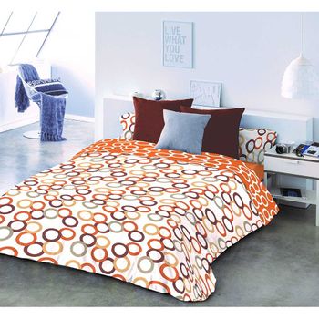 Cotton Artean - Juego De Sabanas Popy Gris Cama De 135 X 190/200. con  Ofertas en Carrefour