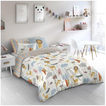 Juego De Sabanas Infantil / Juvenil Clara Cama De 90 X 190/200. 100%  Algodón. con Ofertas en Carrefour