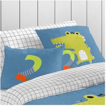 Funda De Cojin Infantil Oh Baby 100% Percal Algodón 180 Hilos Gris 60x60  con Ofertas en Carrefour