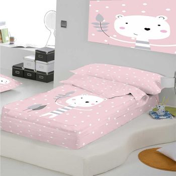 Saco Nordico Con Relleno Jorge Pink Cama 90 X 190/200 Rosa