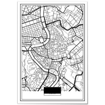 Póster Mapa De Roma 70x100cm