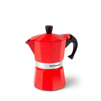 Cafetera Italiana Orbegozo Kfr340 3 Tazas Rojo