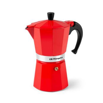 Cafetera Italiana Orbegozo Kfr640 6 Tazas Rojo