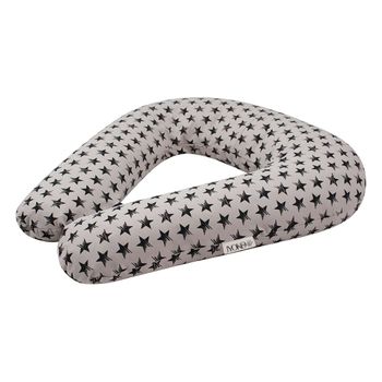 Almohada De Lactancia Jyoko Relleno De Perlas Dark Sky