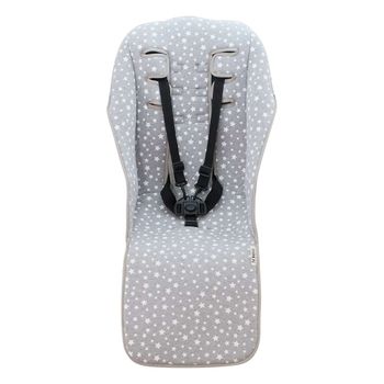 Colchoneta Para Silla De Paseo Compatible Con Uppababy Vista Y Cruz Jyoko White Star