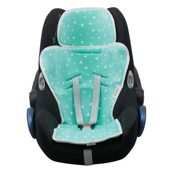 Colchoneta Universal Para Silla De Coche Desde El Grupo 0, 1, 2 Y 3 Jyoko Mint Sparkles