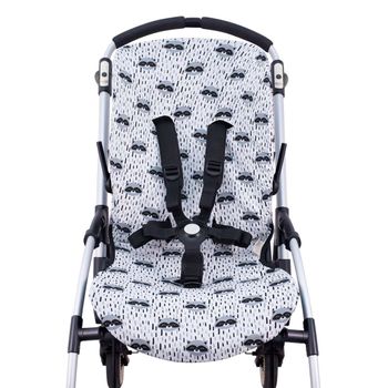 Funda Para Silla De Paseo Compatible Con Bugaboo Bee 3, Bee 5, Bee 6 Y Bee Plus Jyoko Racoon Town