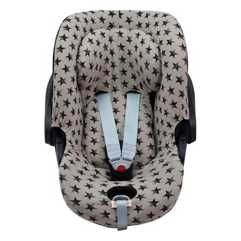 Funda Para Silla De Coche Compatible Con Cybex Aton Q Jyoko Dark Sky