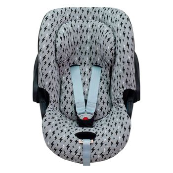 Funda Para Silla De Coche Compatible Con Cybex Aton Q Jyoko Black Rayo