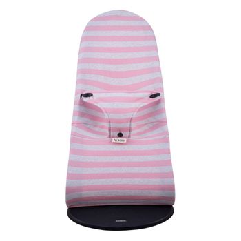 Beecozie - Funda Babybjorn de flores rosa con la bebe mas