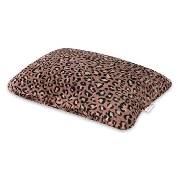 Cojín Rectangular Jyoko Para Cuna O Cama Animal Print En Color Marrón