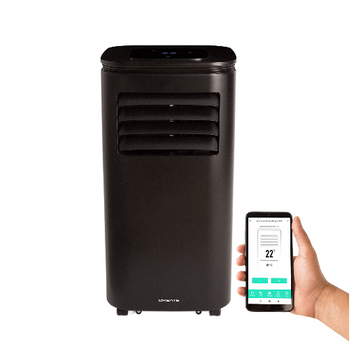 Climatizador Portátil 4 En 1 Wifi 9000 Btu Con Bomba De Calor, Negro, 365x355x713 Mm, Create - Silkair Connect Pro