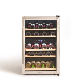 CREATE / WINECOOLER Wood S/Vinoteca de 8 Botellas, 23 l, 60 W Luz  LED/Display Digital, 3 Estantes, Doble Aislamiento : : Hogar y  cocina