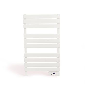 Cecotec Radiador Toallero Eléctrico Bajo Consumo Ready Warm 9000 Twin Towel  White. Seca Toallas de 500 W, IP24 2 Modos, Temporizador, Pantalla LED, Di