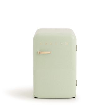 Frigorífico Retro 107l , Verde Pastel-oro, 560x540x840 Mm, Create- Retro Fridge