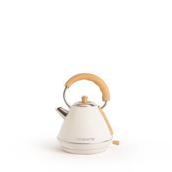 Hervidor De Agua Eléctrico , Blanco Roto , Create - Kettle Retro