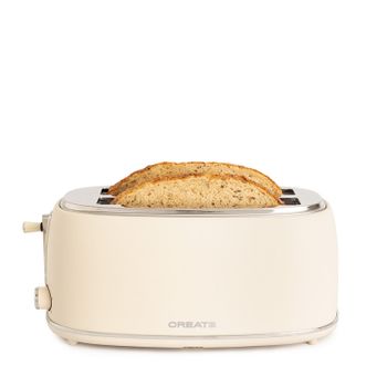 Pack Toast Retro Pequeña Tostadora Para Rebanadas Anchas + 2 Pinzas De  Rejilla Para Sándwiches - Create con Ofertas en Carrefour