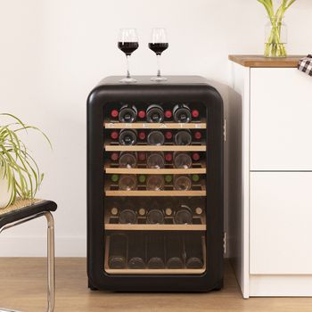 Winecooler Retro - Vinoteca Eléctrica De Estilo Retro Para 12, 45 O 76 Botellas