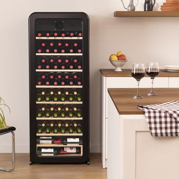 Vinoteca Eléctrica De 76 Botellas - Winecooler Retro Xxl