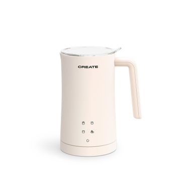 Espumador Calentador De Leche , Blanco Roto , Create - Milk Frother Studio