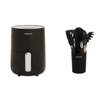 Pack Air Fryer 1.5 L + Set Utensilios De Cocina