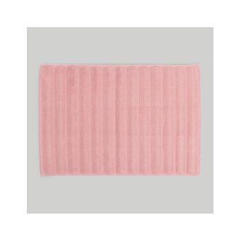 Alfombra De Baño Ribs Don Algodón 50x70 Rosa Palo