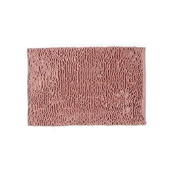 Alfombra De Baño Shagy Eden 60x40 Cm Rosa Palo