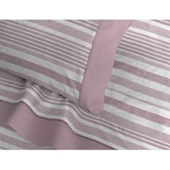 Vipalia - Juego Sabanas cama 150 Franela 3 Piezas. Sabanas invierno 100%  Algodon Súper Suave. Set sabanas Encimera, Bajera Ajustable y Funda  Almohada. Diseño de rombos. Color Gris. Cama 150 cm