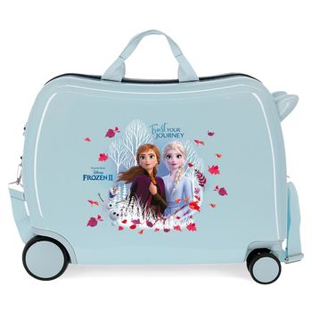 Maleta Infantil Frozen Trust Your Journey Con 2 Ruedas Multidireccionales