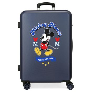 Maleta Mediana Mickey Rígida 65cm The One Azul