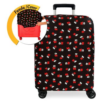 Funda Para Maleta De Cabina Minnie Negra